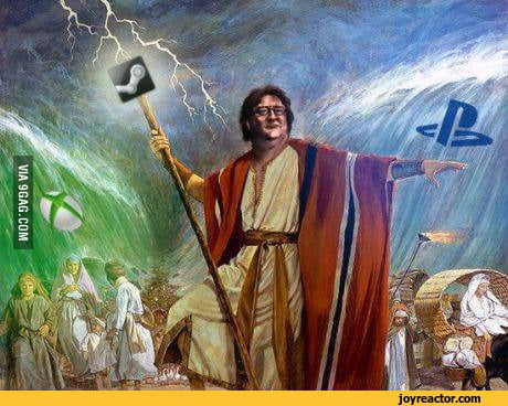 Gabe Newell, our lord and saviour - 9GAG