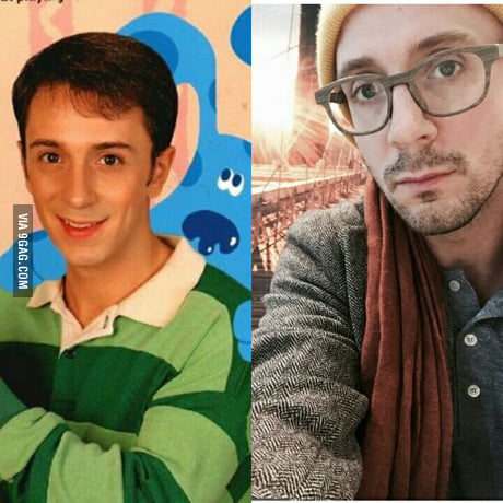 In Celebration Of Blues Clues 20 Years This Is Steve Now Feel Old Yet 9gag