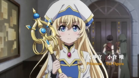 Who is your favorite anime character? Mine is the Priestess from Goblin  Slayer - 9GAG