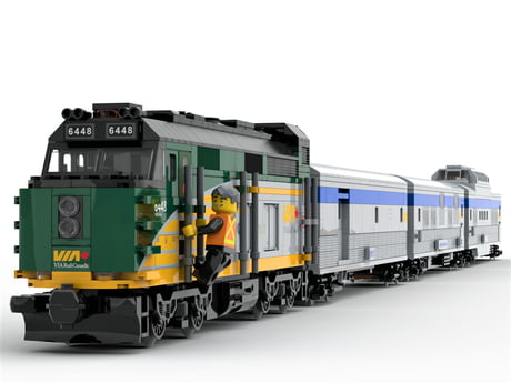 lego via rail train