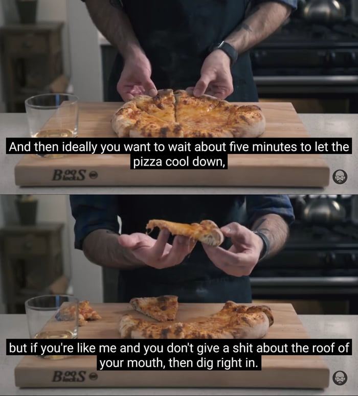 Cut my life into pizza, this is my plastic fork. Oven baking, heavy