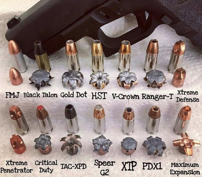 What bullets look like after impact. 9GAG