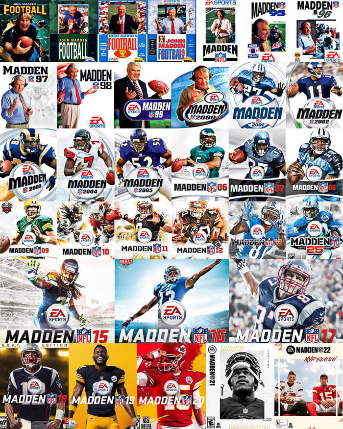 All of the Madden covers 9GAG