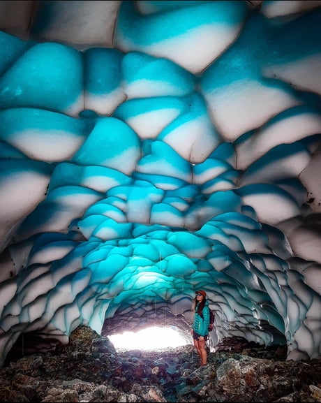 This awesome ice cave in Patagonia, Argentina 1