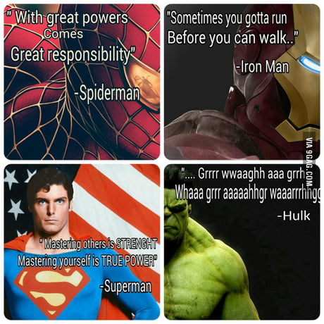 funny superhero quotes