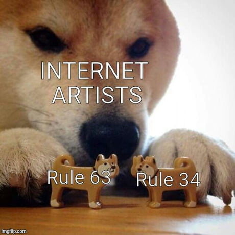 Rule 63 < Rule 63 is an Internet meme that states that, as a rule