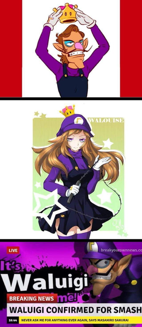 When Waluigette Is Around 9gag