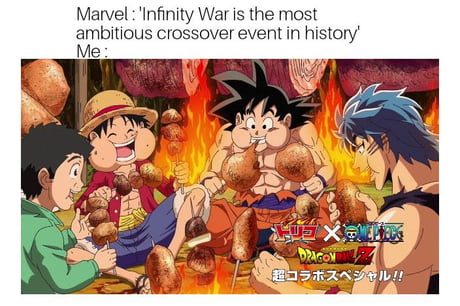 One Piece x Dragon Ball x Toriko - 9GAG