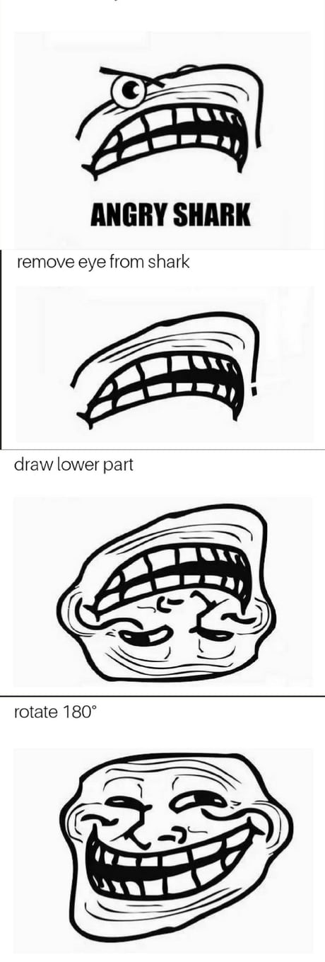 Troll Face Angry