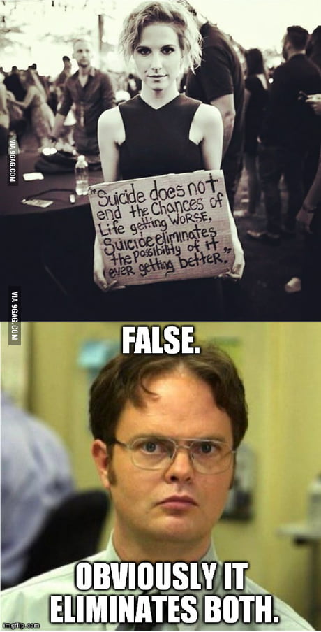 Isn't it sad that we need logical fallacies to motivate us? - 9GAG