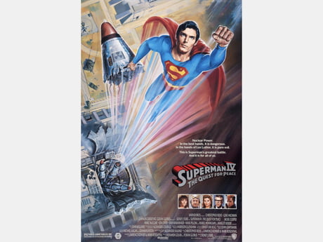 34 Years Ago Superman Iv The Quest For Peace Was Released In Theaters 9gag