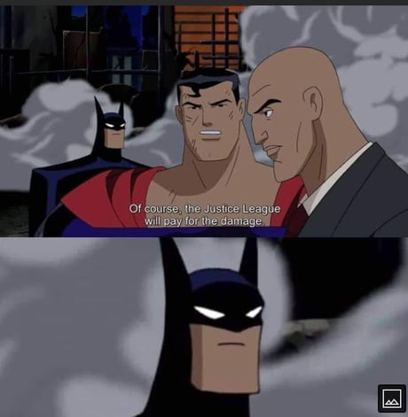 Batman's look is like BRUH - 9GAG