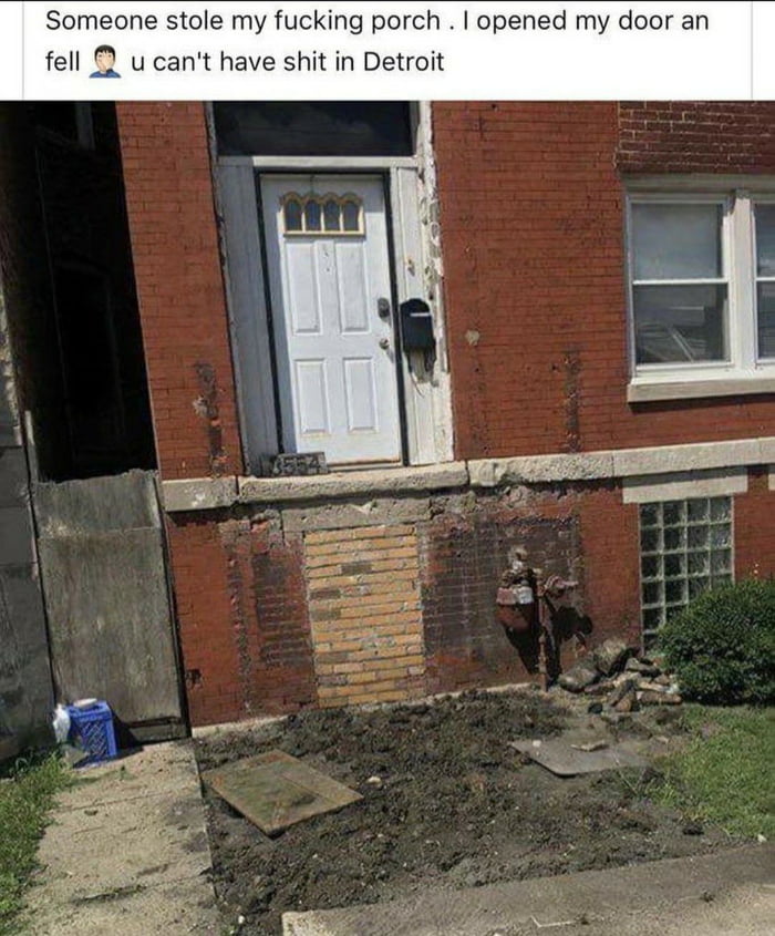 Must've been a really nice porch