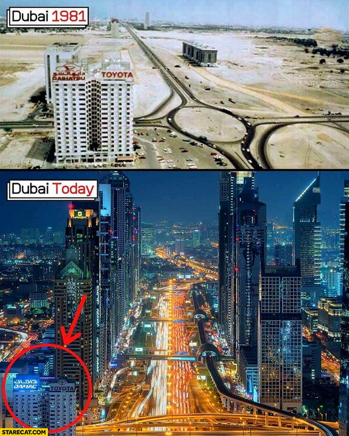 Dubai's exponential growth