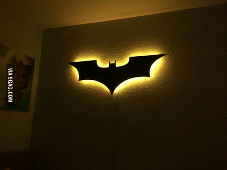 My Self Build Batman Lamp What Do You Think 9gag