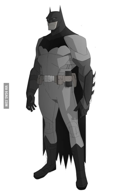 Batman character design created by Coran “Kizer” Stone for a cancelled  animated Batman series - 9GAG
