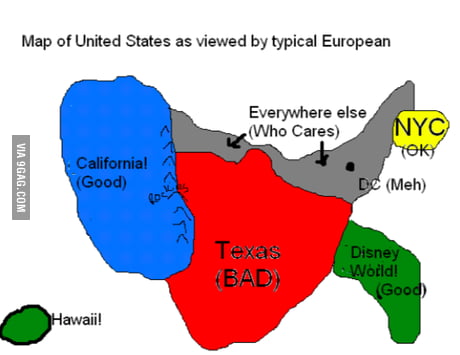 Size comparison between the US and the 'The Crew' map - 9GAG