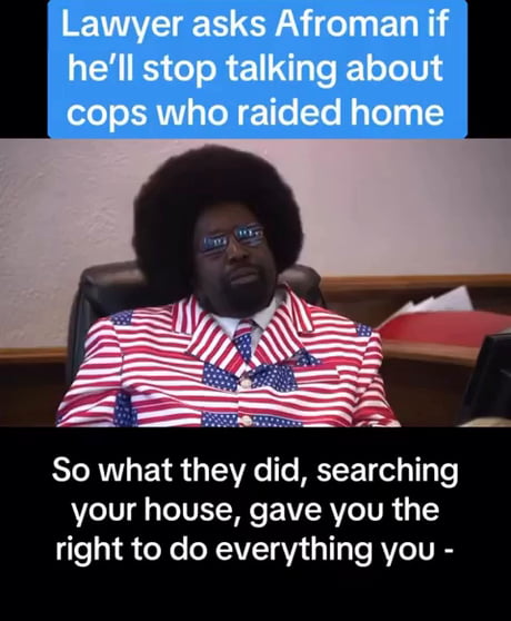 Afroman - the actual court hearing (2 mins)