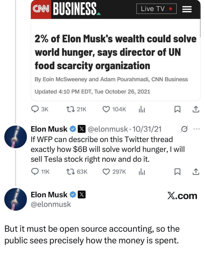 We still haven\u2019t heard from the World Food Programme about this. Why is that?