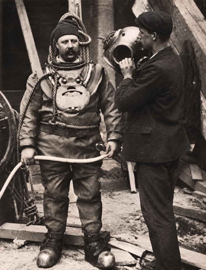 Between 1906 and 1911, William Walker worked beneath Winchester Cathedral in flooded, pitch-black trenches, wearing a diving suit weighing 91 kilos. He spent six hours a day laying 25,800 bags of concrete by hand to save the foundation from sinking