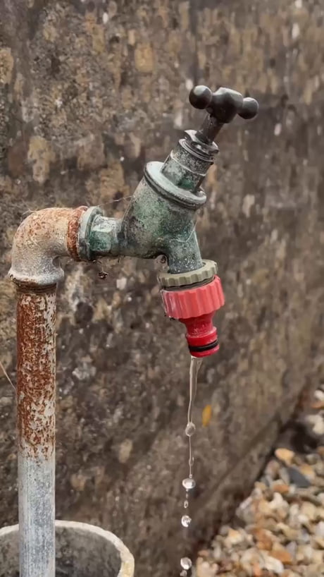 How to replace an outdoor faucet when there is no main shutoff