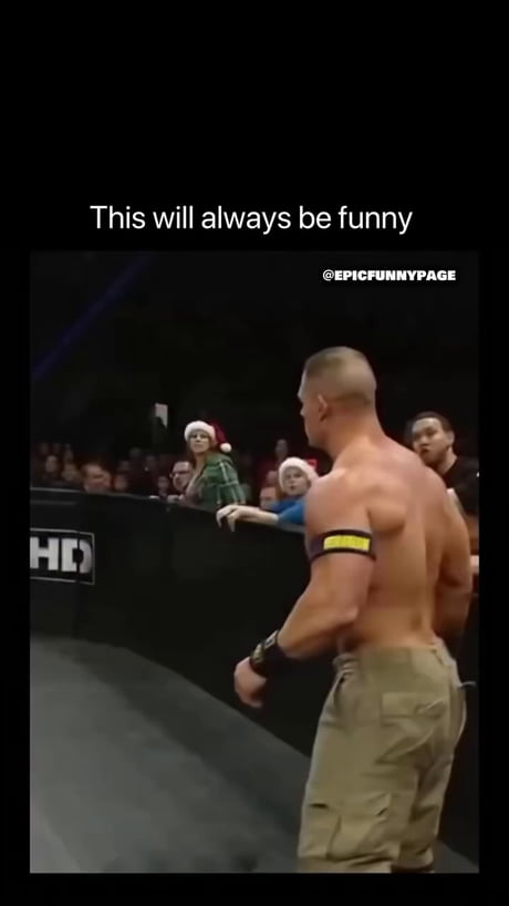 John Cena showing up for Christmas