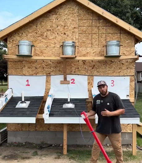 Roofing tips... let me guess... the Europeans use bricks???