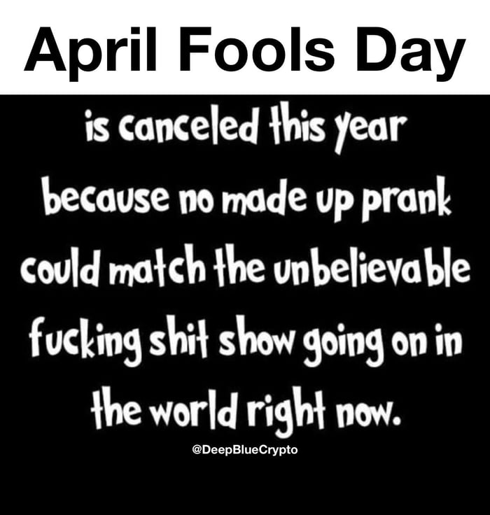 Who needs April Fools when your whole life is a joke? - 9GAG