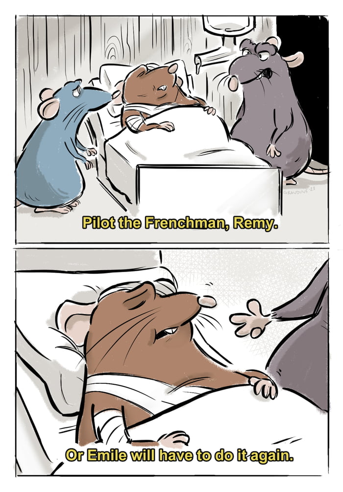 I had to. I'm not sorry.