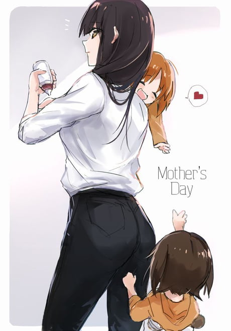 Happy Mothers Day Anime Moms  Anime Ecard  YouTube