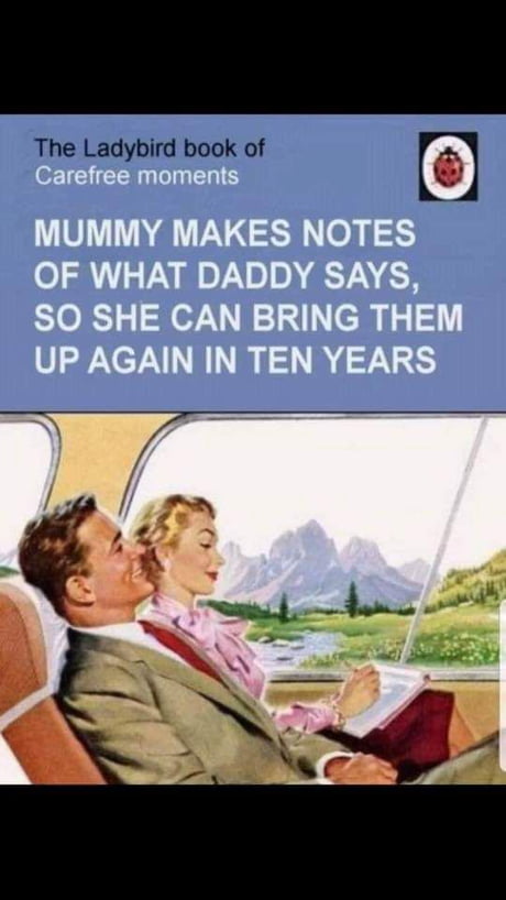 The good old days.