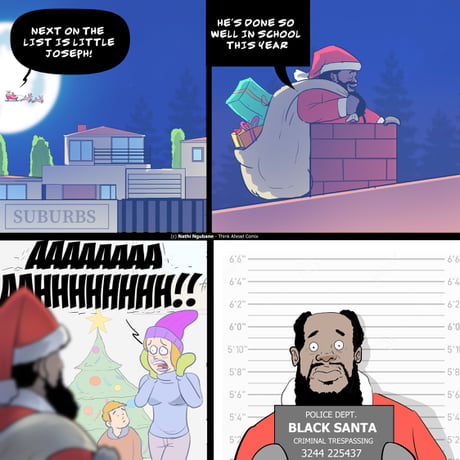 Black Santa ...