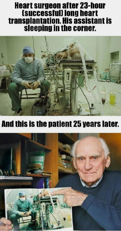 The efforts this surgeon made 25 years ago is the very reason this man is still alive.