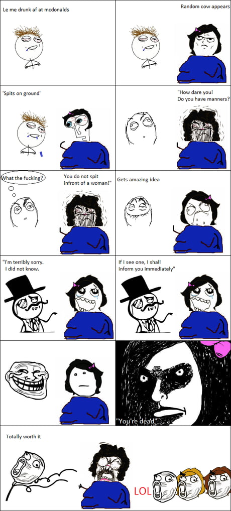 My first attempt at rage comics - 9GAG