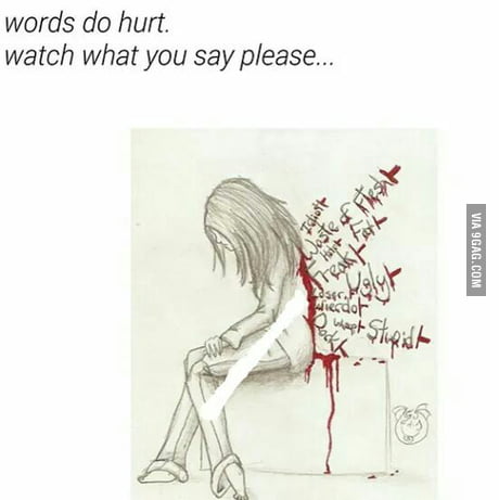 words can hurt