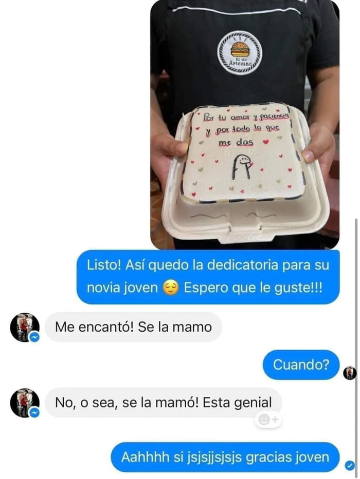 Una mamadita a cambio del pastel - 9GAG