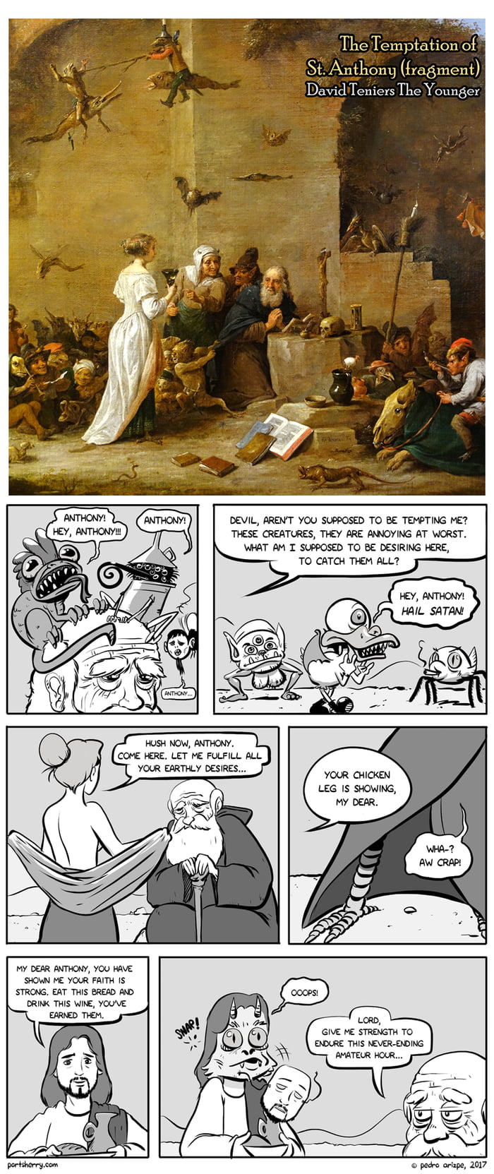 The temptation of Saint Anthony