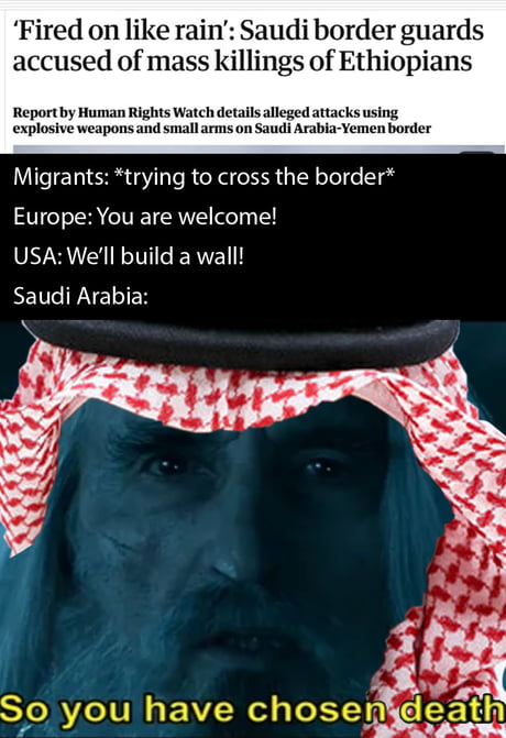 These Saudi border guards don't fool around
