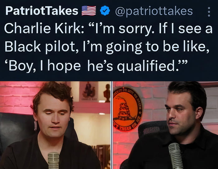 Charlie Is Not Sorry He Is A Racist Gag