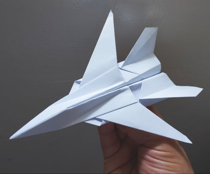 ORIGAMI JET FIGHTER F22 - 9GAG