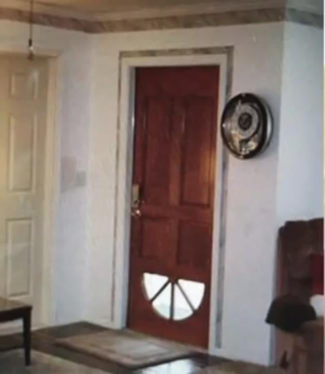 This door was installed upside down. How did this happen? 9GAG