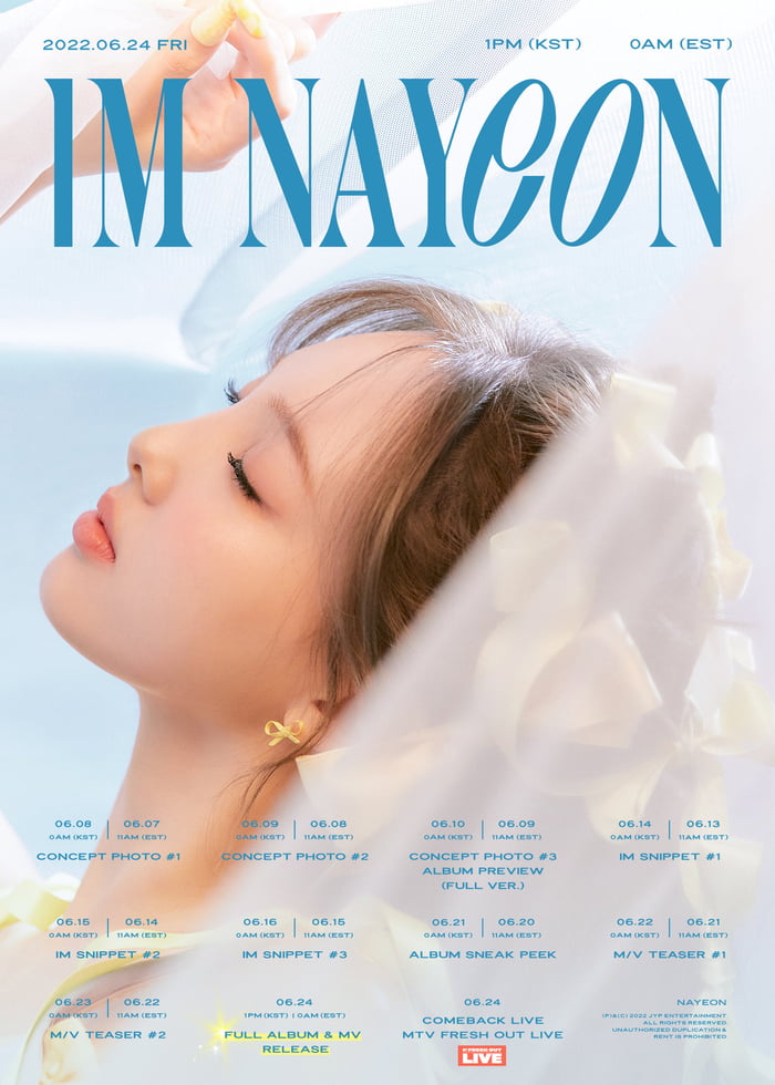 Photo : Twitter Update - NAYEON The 1st Mini Album 