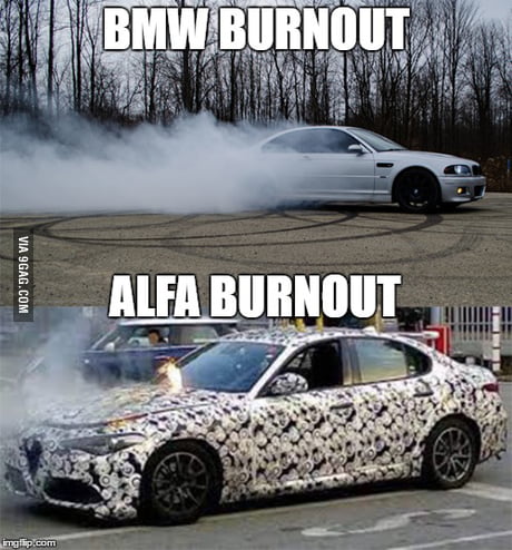 BMW ALFA Burnouts - 9GAG