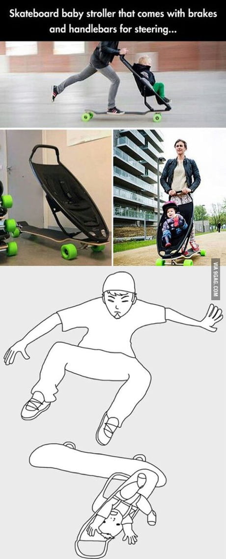stroller skateboard