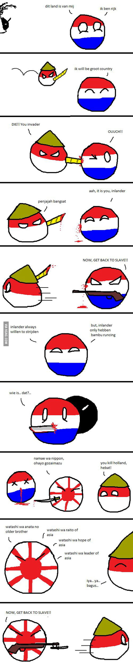 A bit history of Indonesiaball - 9GAG