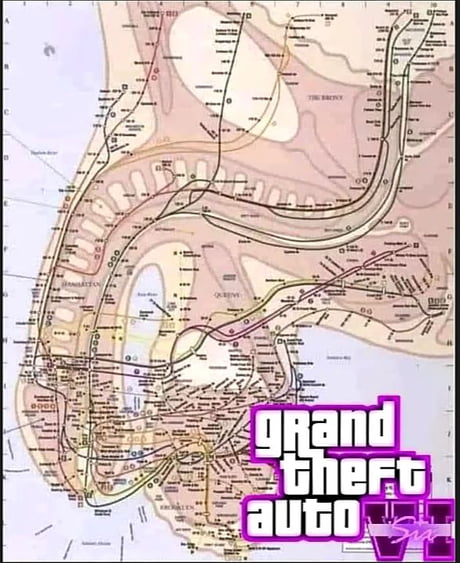 GTA 6 leaked map - 9GAG