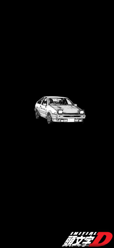 Initial D Ae86 2340x1080 9gag