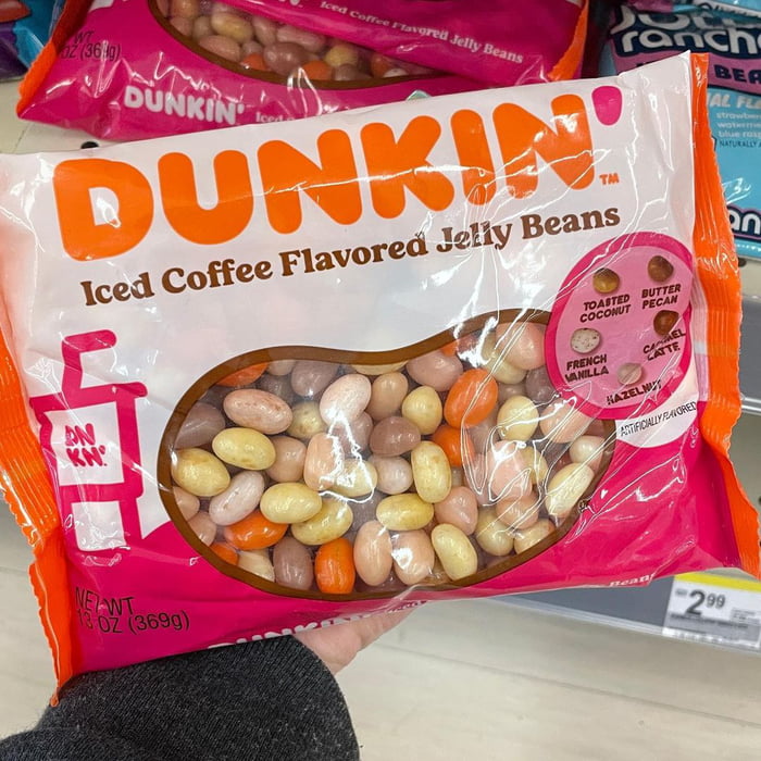 Dunkin' Donuts Launches Iced CoffeeFlavored Jelly Beans For Easter 9GAG