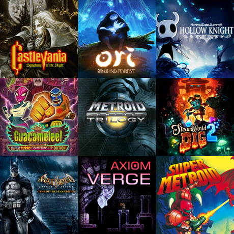 best metroidvania switch games