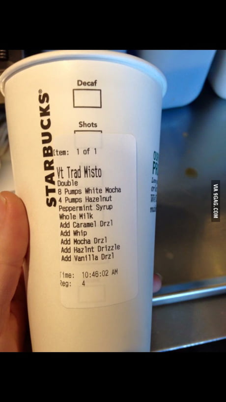 Longest deals starbucks order